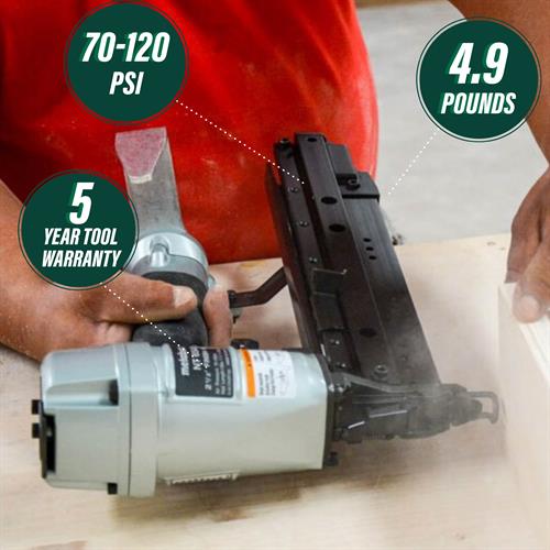 Metabo HPT Pro Finish Nailer, 16-Gauge, Pneumatic (NT65A5) Metabo HPT Pro Finish Nailer, 16-Gauge, Pneumatic (NT65A5)